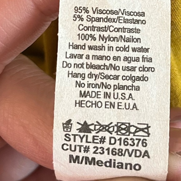 💛 Y2K Vintage Circa 2004 Yellow and Black Mesh long sleeve bodycon dress - Picture 10 of 14